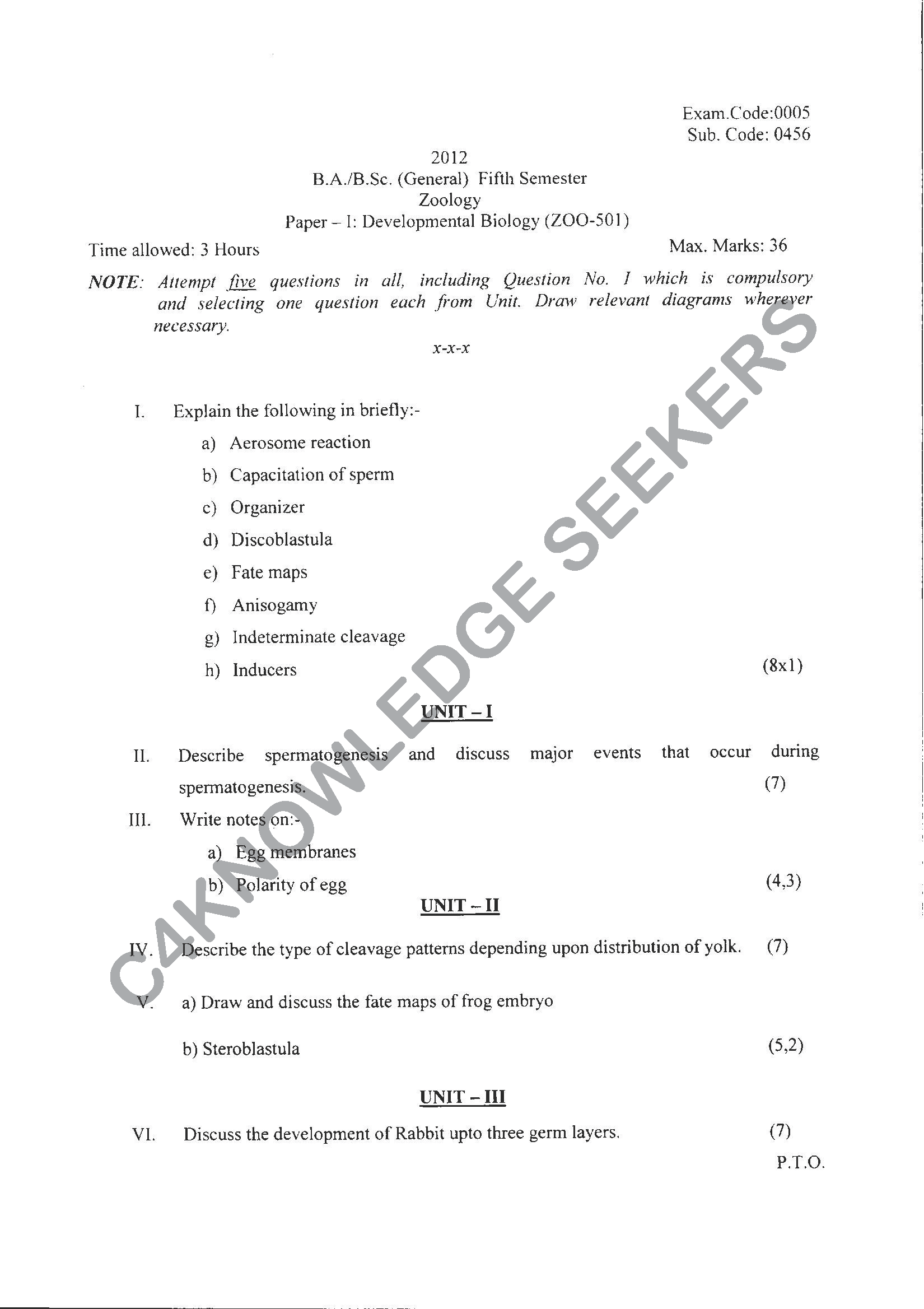 Question Paper 2021
