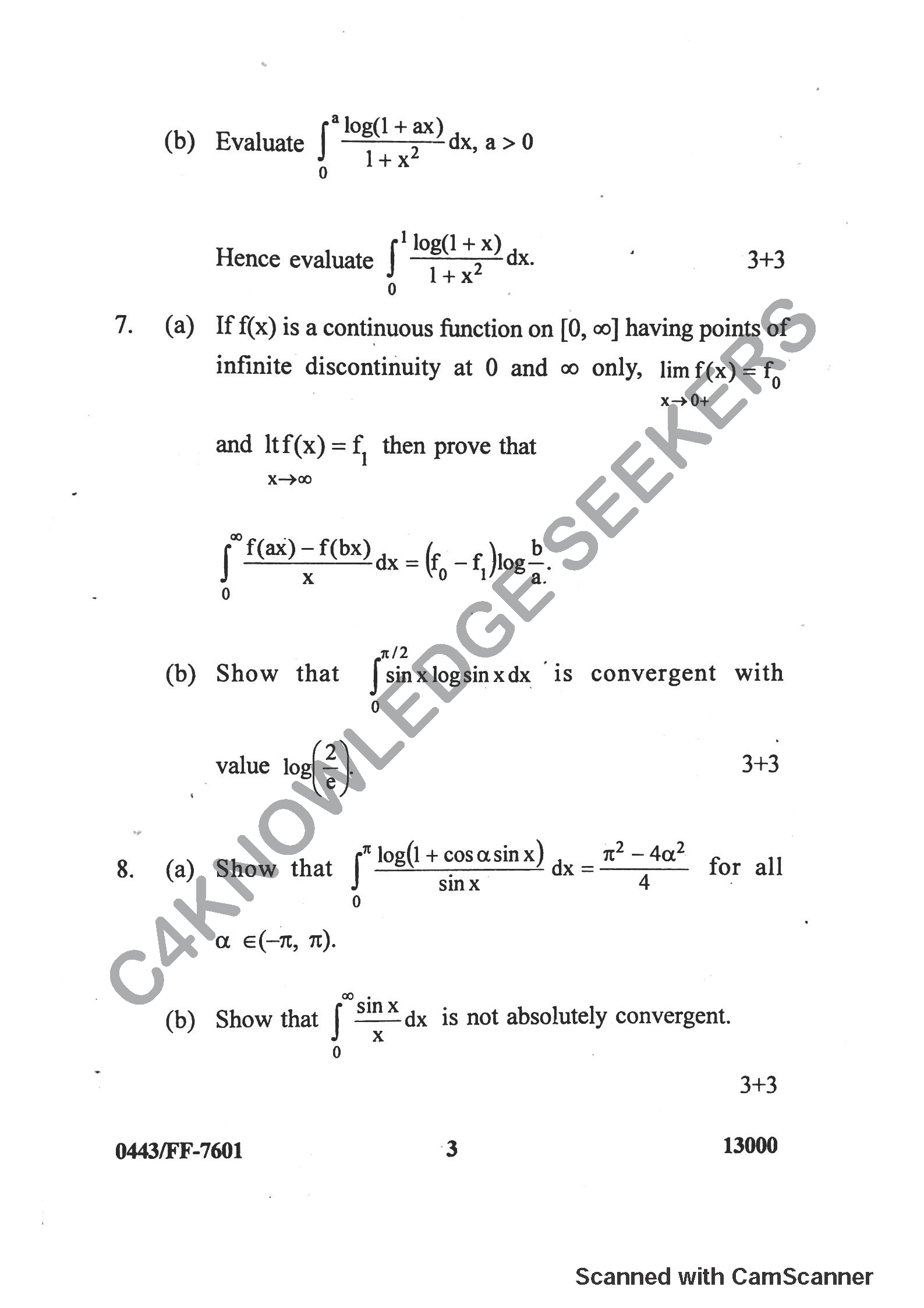 Question Paper 2019