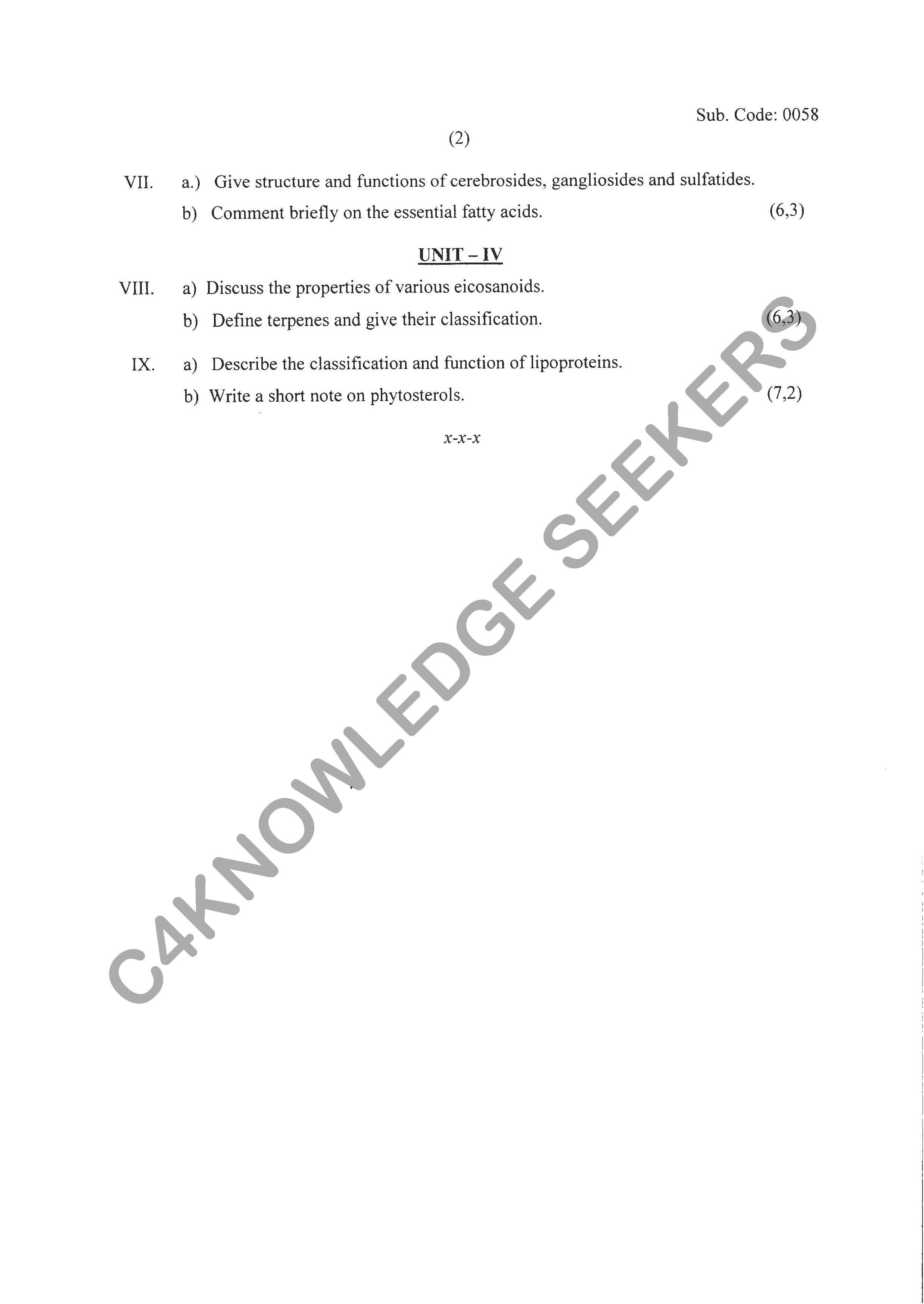 Question Paper 2020