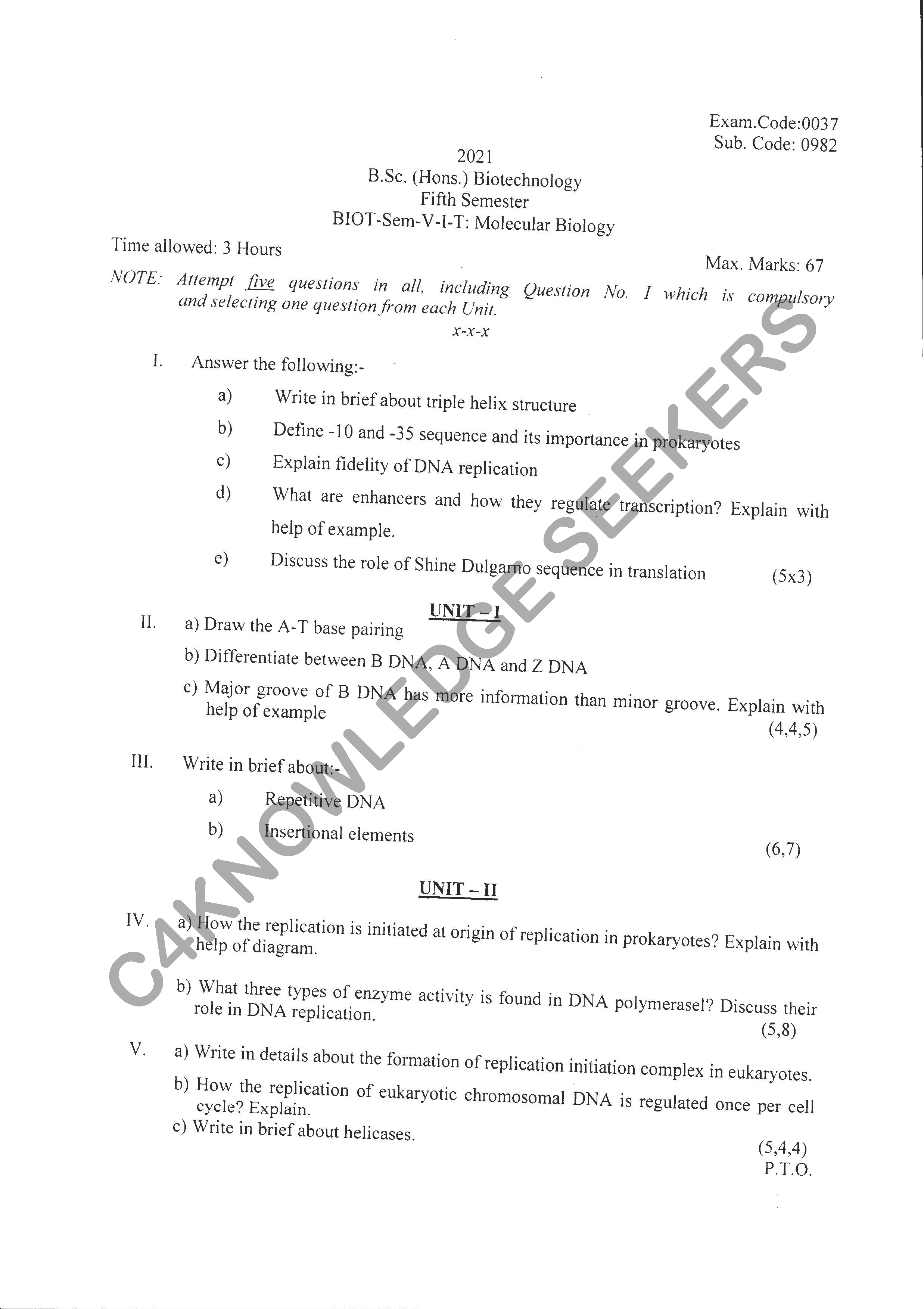 Question Paper 2020