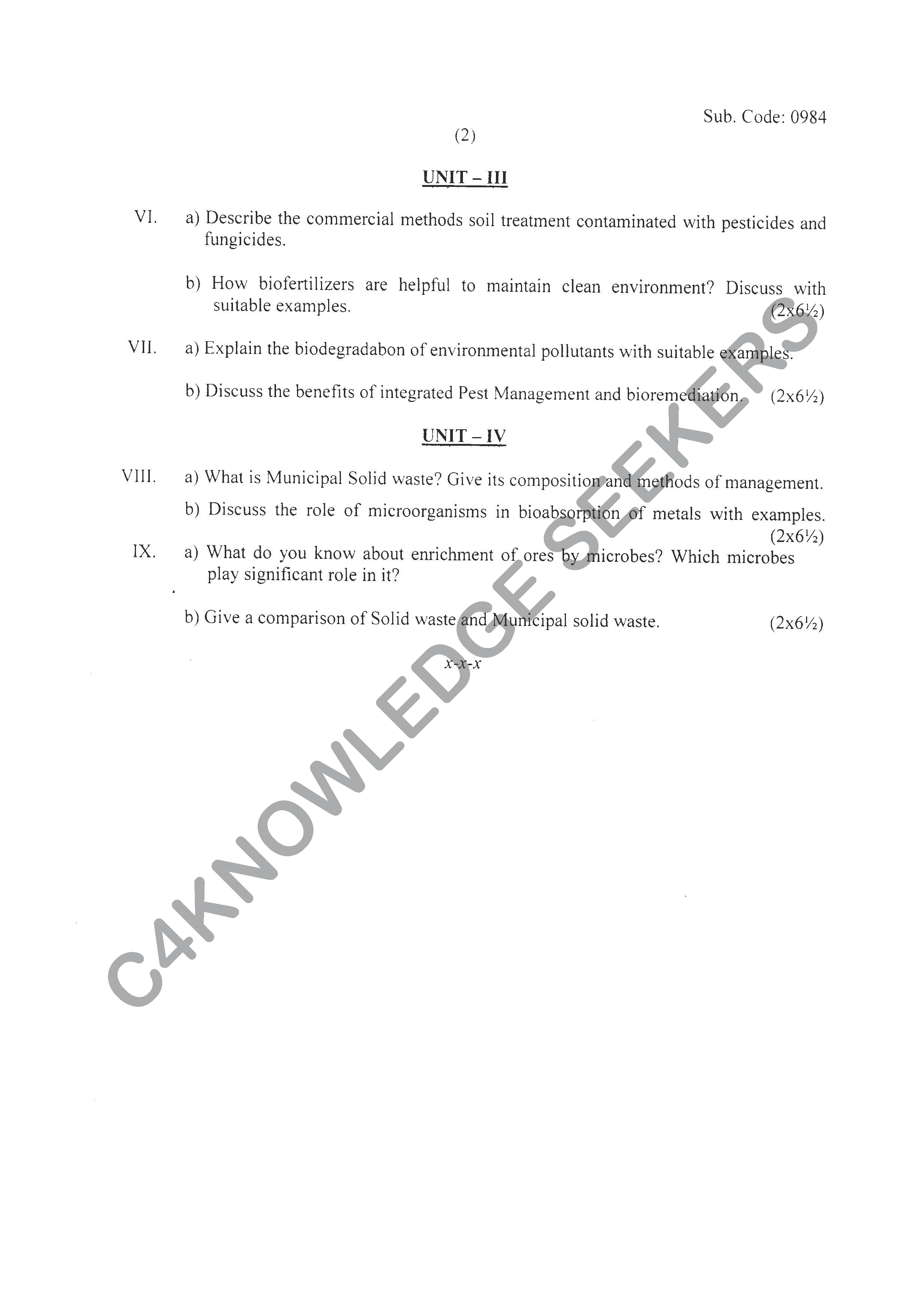 Question Paper 2020