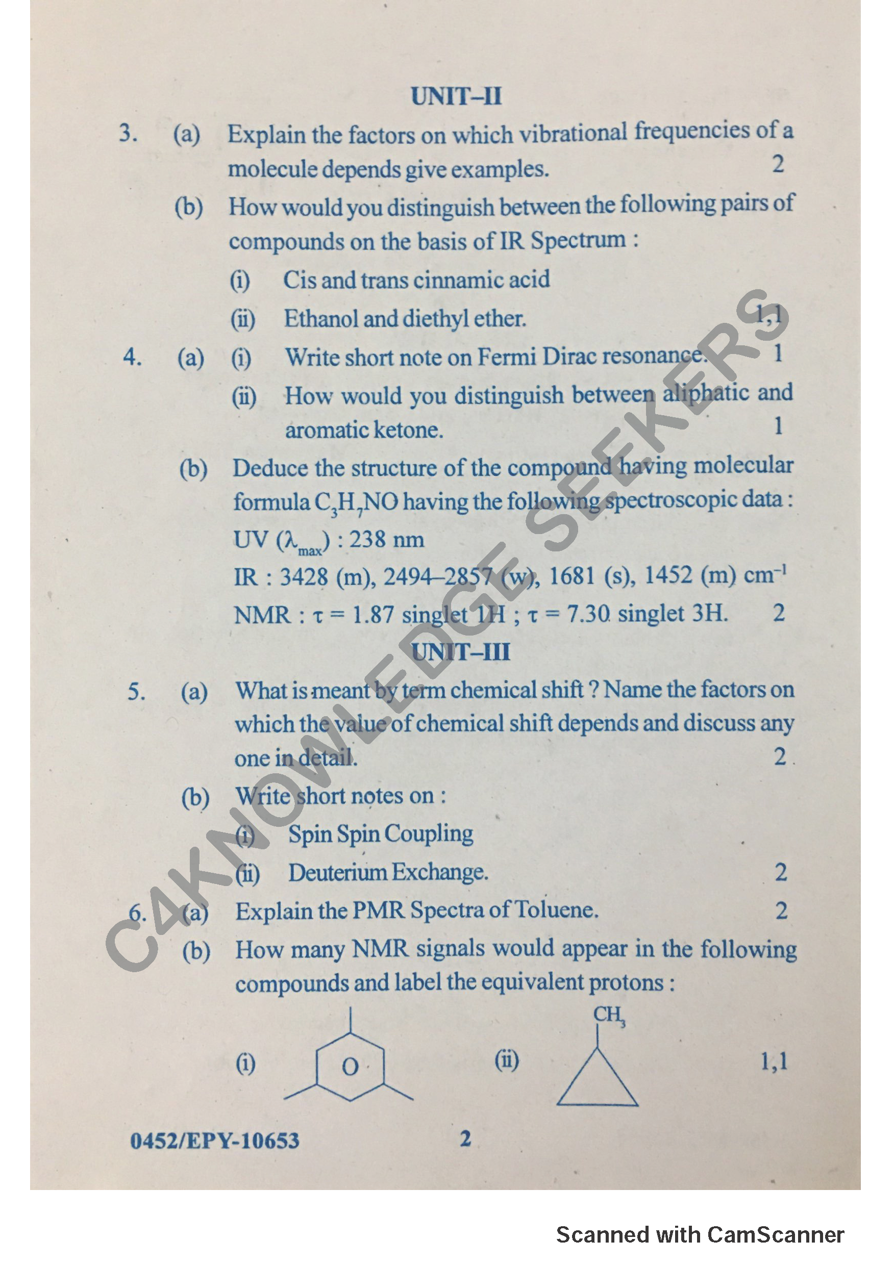 Question Paper 2018