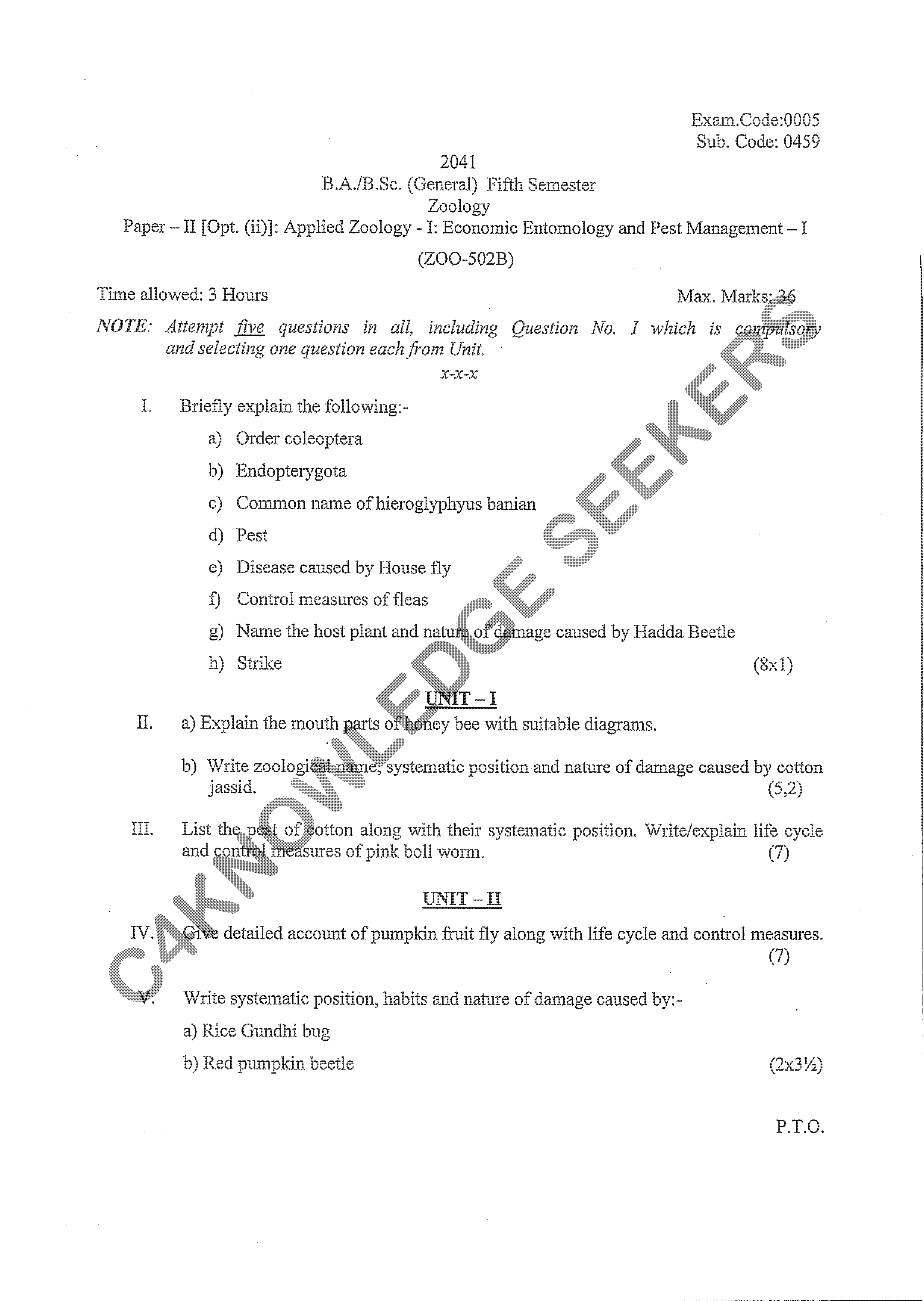 Question Paper 2020