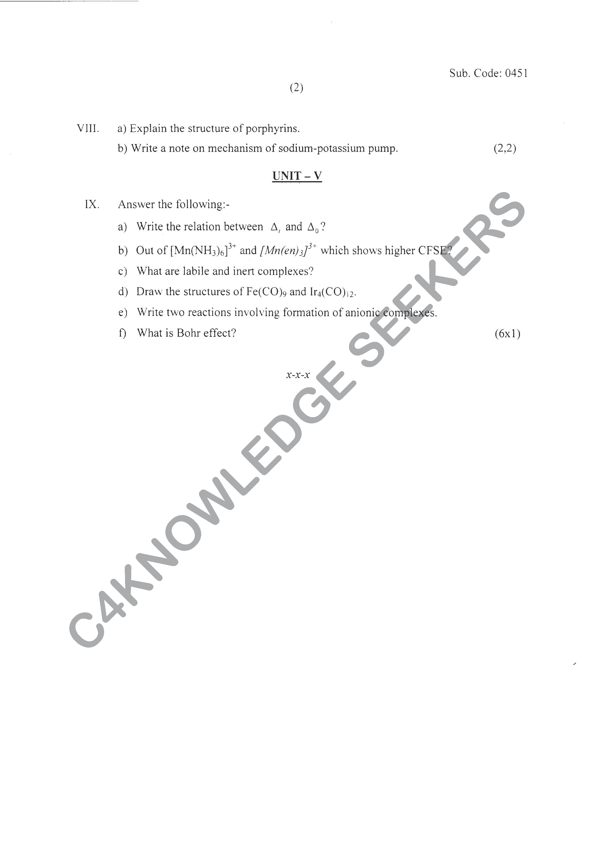 Question Paper 2020