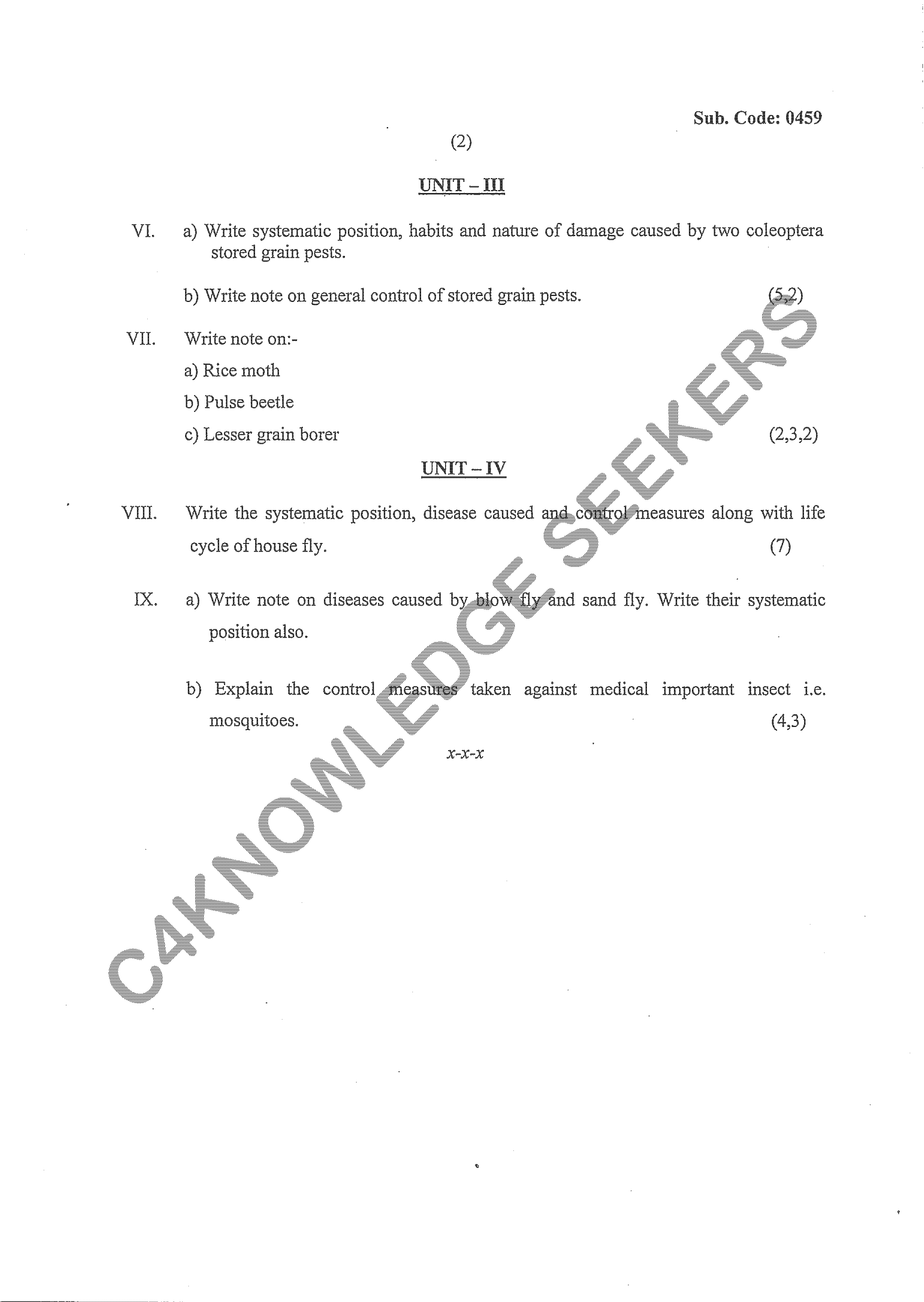 Question Paper 2020