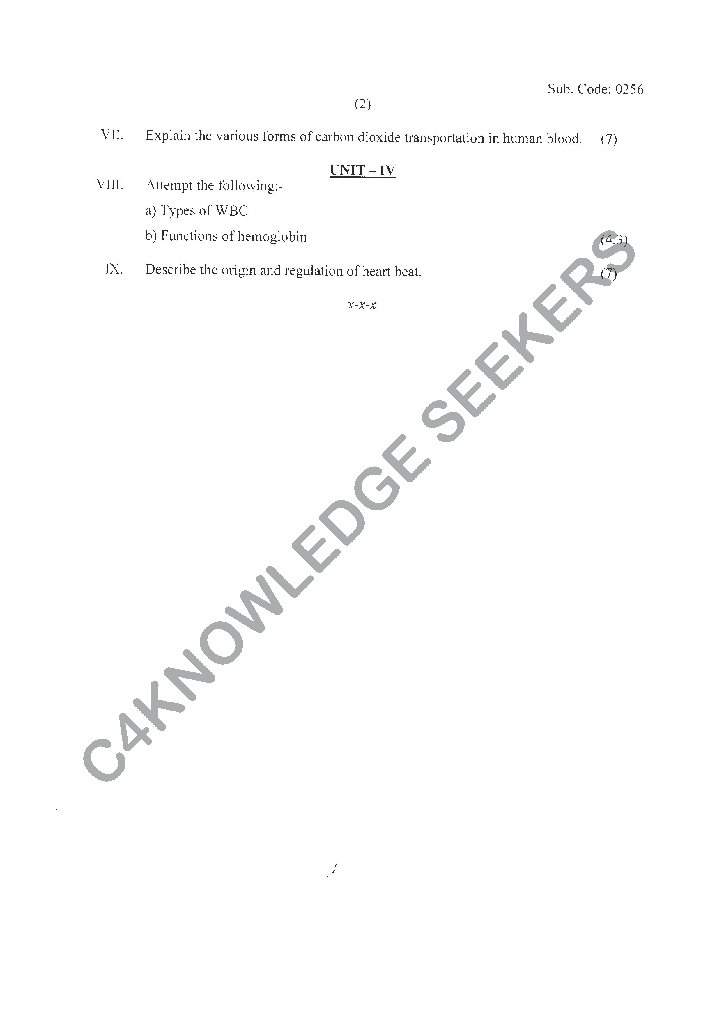 Question Paper 2020