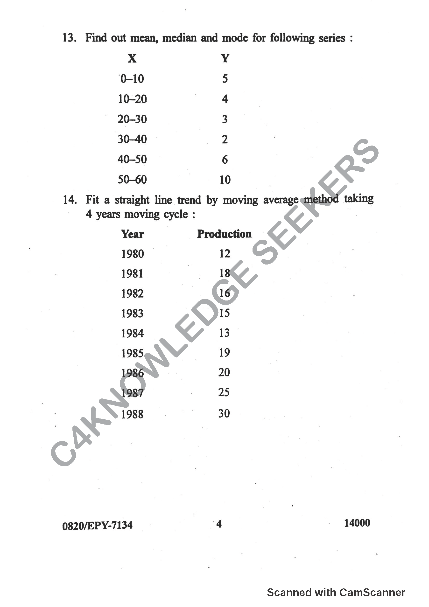 Question Paper 2018